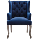 Realm French Vintage Dining Performance Velvet Armchair - Michael's Discount Furniture
