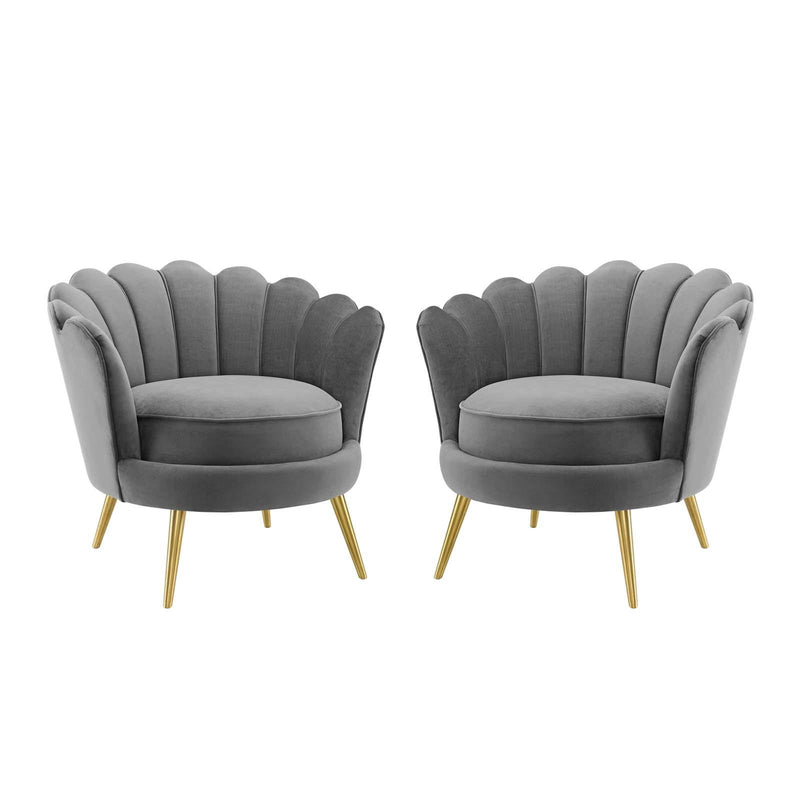 Admire Accent Armchair Performance Velvet Set of 2