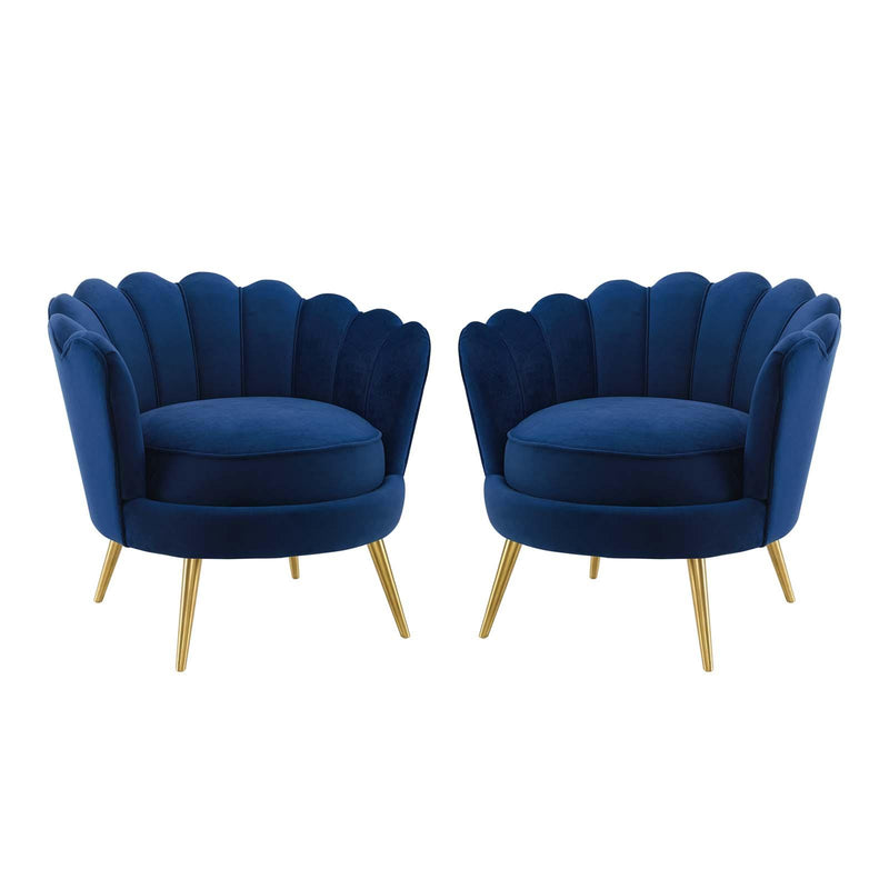Admire Accent Armchair Performance Velvet Set of 2