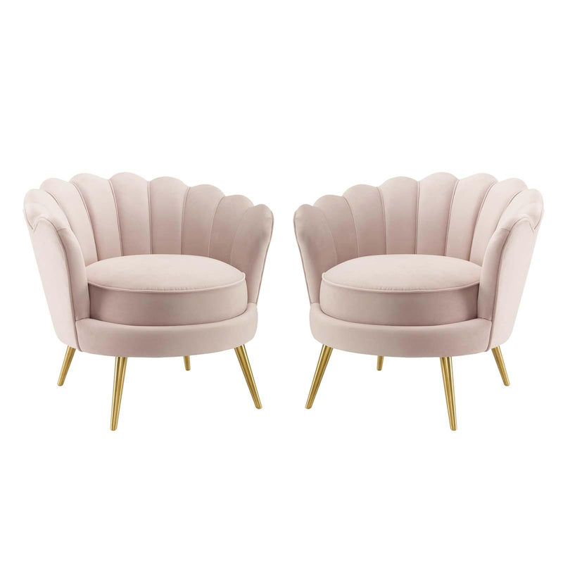 Admire Accent Armchair Performance Velvet Set of 2