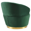 Billow Tufted Performance Velvet Swivel Chair