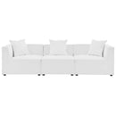 Saybrook Outdoor Patio Upholstered 3-Piece Sectional Sofa