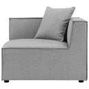 Saybrook Outdoor Patio Upholstered 4-Piece Sectional Sofa