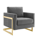 Posse Performance Velvet Accent Chair