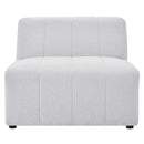Bartlett Upholstered Fabric Armless Chair