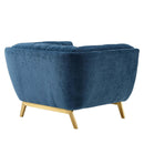 Bestow Crushed Performance Velvet Armchair
