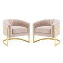 Esteem Accent Armchair Performance Velvet Set of 2