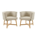 Anders Accent Chair Upholstered Fabric Set of 2