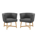 Anders Accent Chair Upholstered Fabric Set of 2