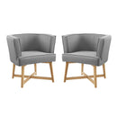 Anders Accent Chair Upholstered Fabric Set of 2