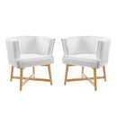 Anders Accent Chair Upholstered Fabric Set of 2