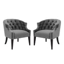 Precept Armchair Performance Velvet Set of 2