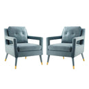Premise Armchair Performance Velvet Set of 2