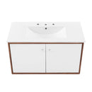 Transmit 36" Wall-Mount Bathroom Vanity