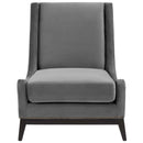 Confident Lounge Chair Upholstered Performance Velvet Set of 2