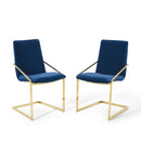 Pitch Dining Armchair Performance Velvet Set of 2