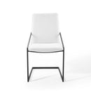 Pitch Dining Armchair Upholstered Fabric Set of 2