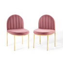 Isla Dining Side Chair Performance Velvet Set of 2