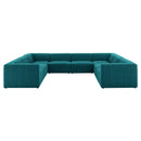 Bartlett Upholstered Fabric 8-Piece Sectional Sofa