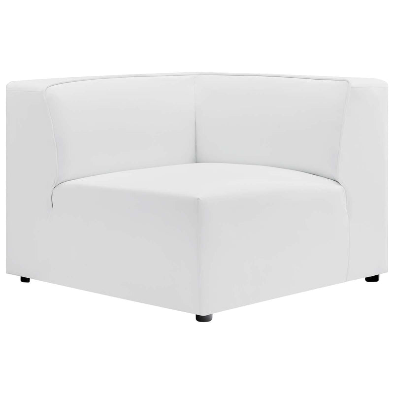 Mingle Vegan Leather Corner Chair