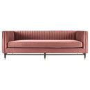 Devote Channel Tufted Performance Velvet Sofa