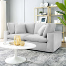 Commix Down Filled Overstuffed Performance Velvet Loveseat