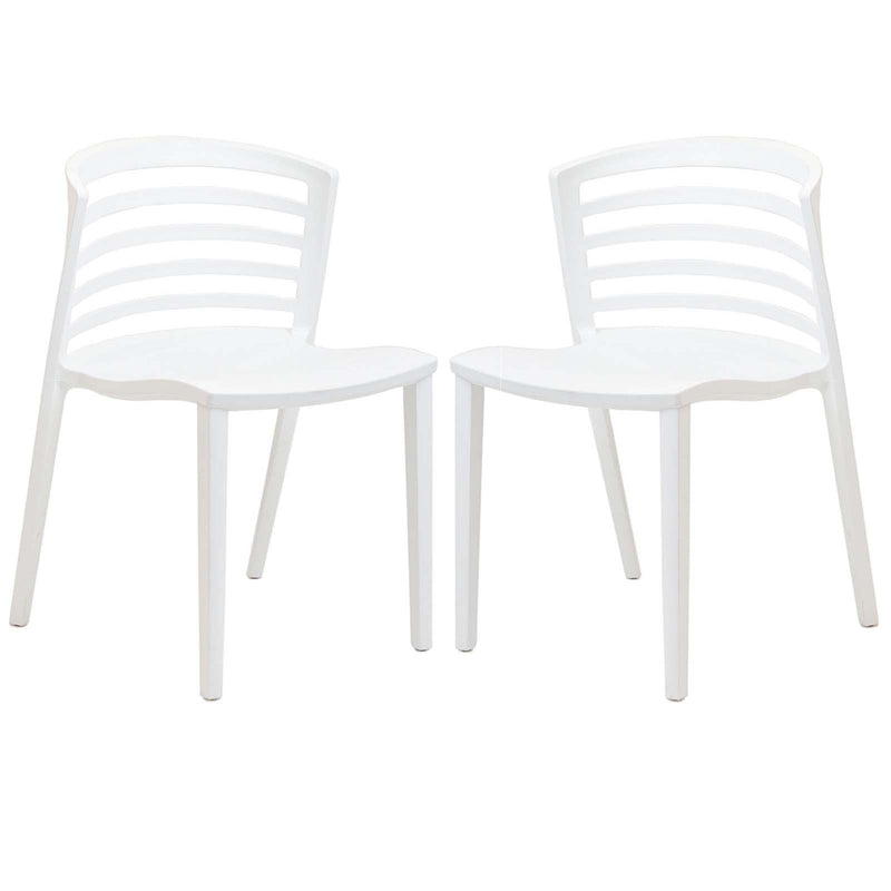Curvy Dining Chairs Set of 2