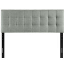 Lily King Upholstered Fabric Headboard