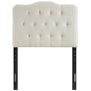 Annabel Twin Upholstered Fabric Headboard