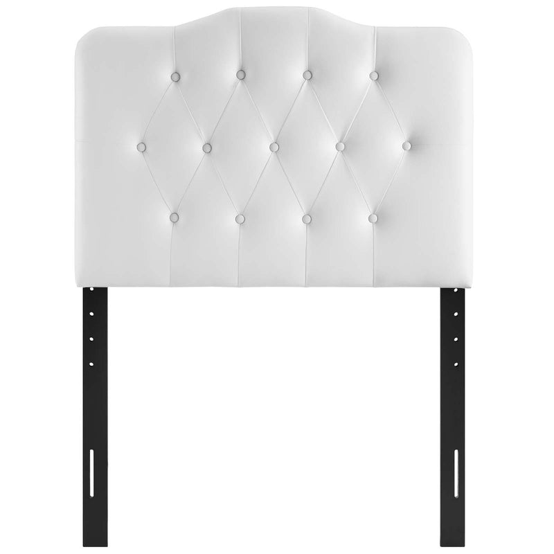 Annabel Twin Upholstered Vinyl Headboard