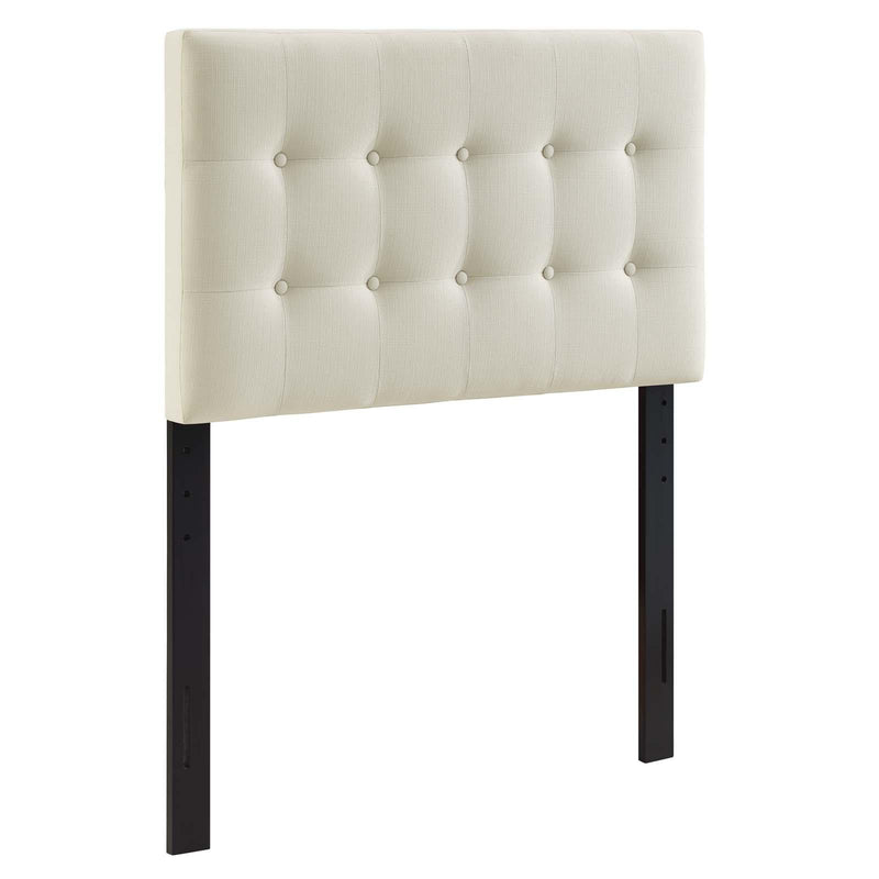 Emily Twin Upholstered Fabric Headboard