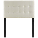 Emily Twin Upholstered Fabric Headboard