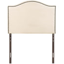 Curl Twin Nailhead Upholstered Headboard
