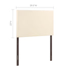 Region Twin Upholstered Fabric Headboard