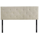 Terisa Queen Upholstered Fabric Headboard