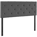 Terisa Queen Upholstered Fabric Headboard
