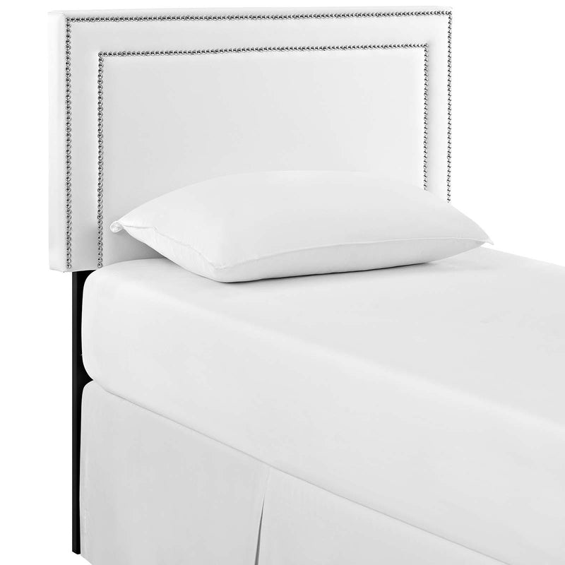 Jessamine Twin Upholstered Vinyl Headboard
