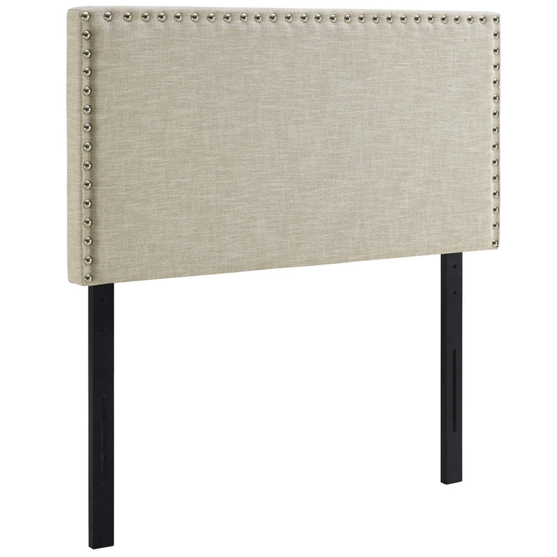 Phoebe Twin Upholstered Fabric Headboard