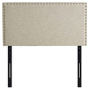 Phoebe Twin Upholstered Fabric Headboard