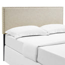 Phoebe King Upholstered Fabric Headboard