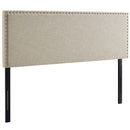Phoebe Queen Upholstered Fabric Headboard