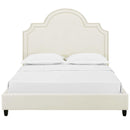 Primrose Queen Performance Velvet Platform Bed