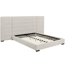 Sierra Queen Upholstered Fabric Platform Bed