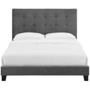 Melanie Full Tufted Button Upholstered Performance Velvet Platform Bed
