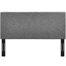 Taylor King and California King Upholstered Linen Fabric Headboard
