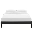 Tessie Queen Vinyl Bed Frame with Squared Tapered Legs
