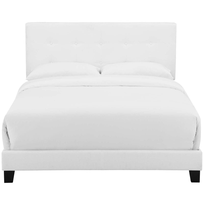 Amira Full Upholstered Fabric Bed