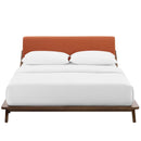 Luella Queen Upholstered Fabric Platform Bed