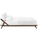 Luella Queen Upholstered Fabric Platform Bed