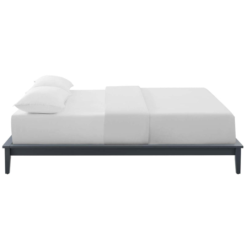 Lodge Full Wood Platform Bed Frame